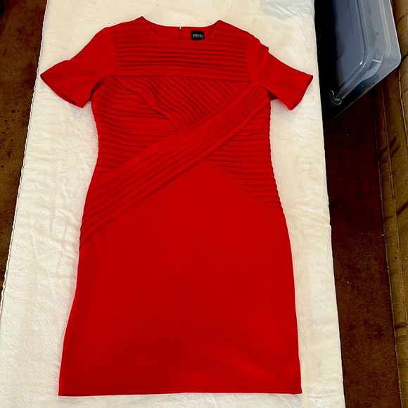 BIGIO Red Dress Size 12 - Picture 1 of 9
